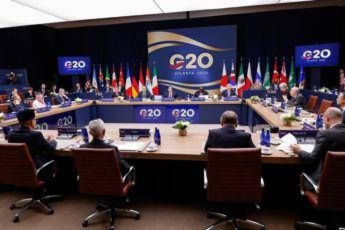 G20, Rubio accoglie i ministri degli Esteri ad Atlanta: "Momento cruciale". Diplomatici europei rifiutano foto con Lavrov, scatto annullato G20, Rubio accoglie i ministri degli Esteri ad Atlanta: "Momento cruciale". Diplomatici europei rifiutano foto con Lavrov, scatto annullato