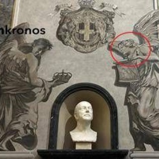 "Angelo con volto di Meloni? Per me non è problema", parla il responsabile della basilica "Angelo con volto di Meloni? Per me non è problema", parla il responsabile della basilica
