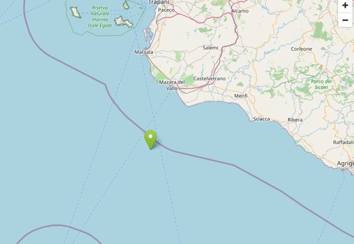 Scossa di magnitudo 3.7 al largo della costa trapanese Scossa di magnitudo 3.7 al largo della costa trapanese