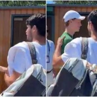 Sinner-Alcaraz, incontro della vigilia e un botta e risposta a Wimbledon Sinner-Alcaraz, incontro della vigilia e un botta e risposta a Wimbledon