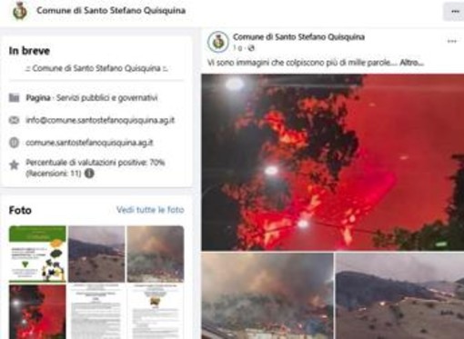Agrigento, vasto incendio raggiunge centro abitato di Santo Stefano Quisquina: evacuate decine di abitazioni Agrigento, vasto incendio raggiunge centro abitato di Santo Stefano Quisquina: evacuate decine di abitazioni